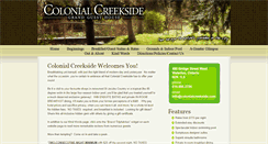 Desktop Screenshot of colonialcreekside.com